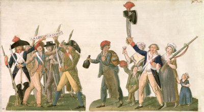 Cry of Liberty and the Departure for the Frontier, 1792 by Lesueur Brothers